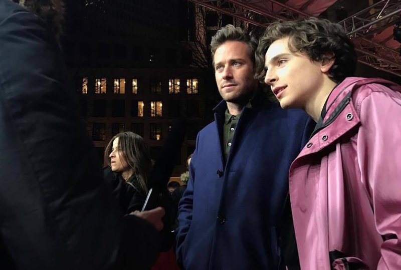Timothée spelade mot Armie Hammer i Call Me By Your Name. Bildkälla: Instagram Timothée spelade mot Armie Hammer i Call Me By Your Name. Bildkälla: Instagram